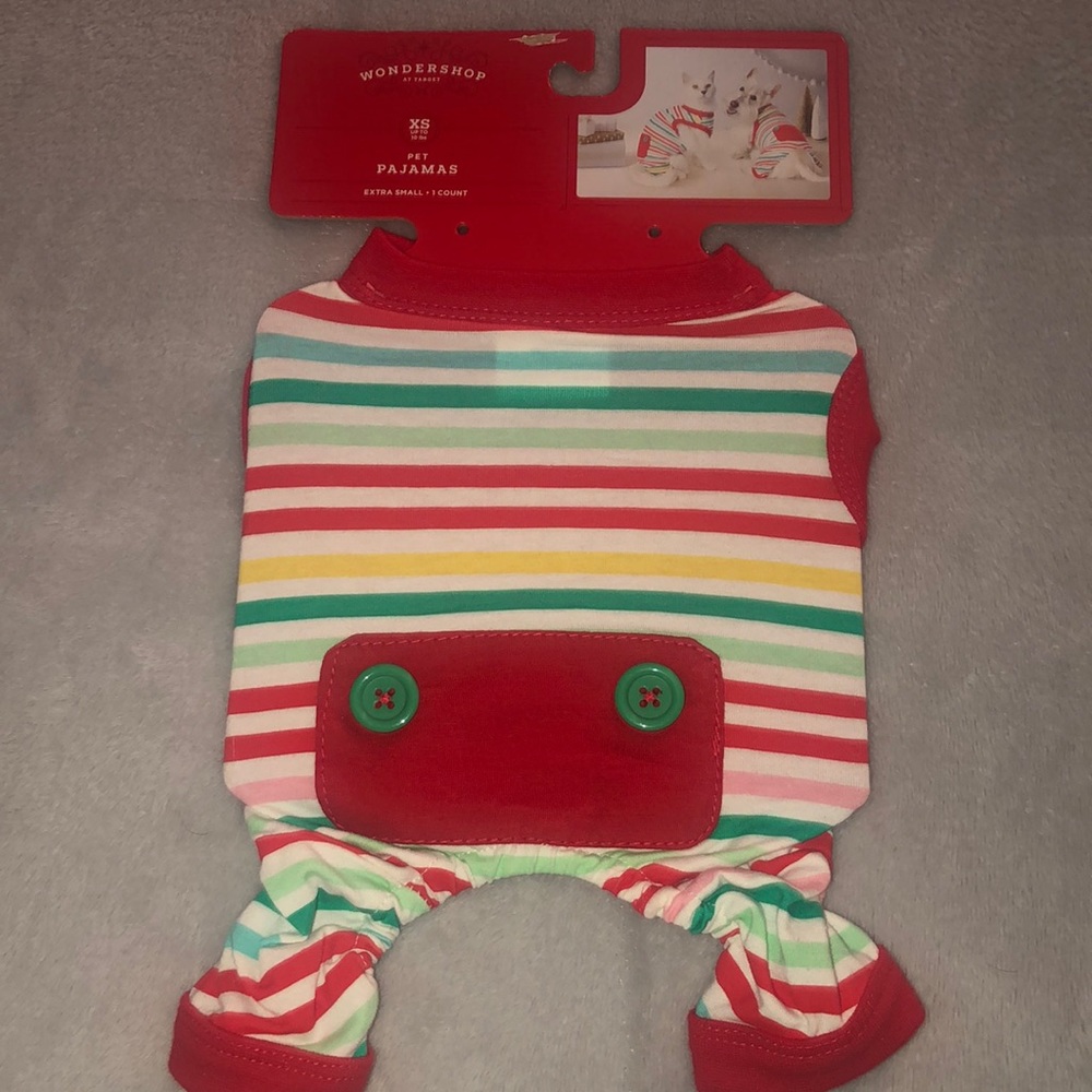 Dog Cat Pet‎ Christmas Costume Pajamas XS New